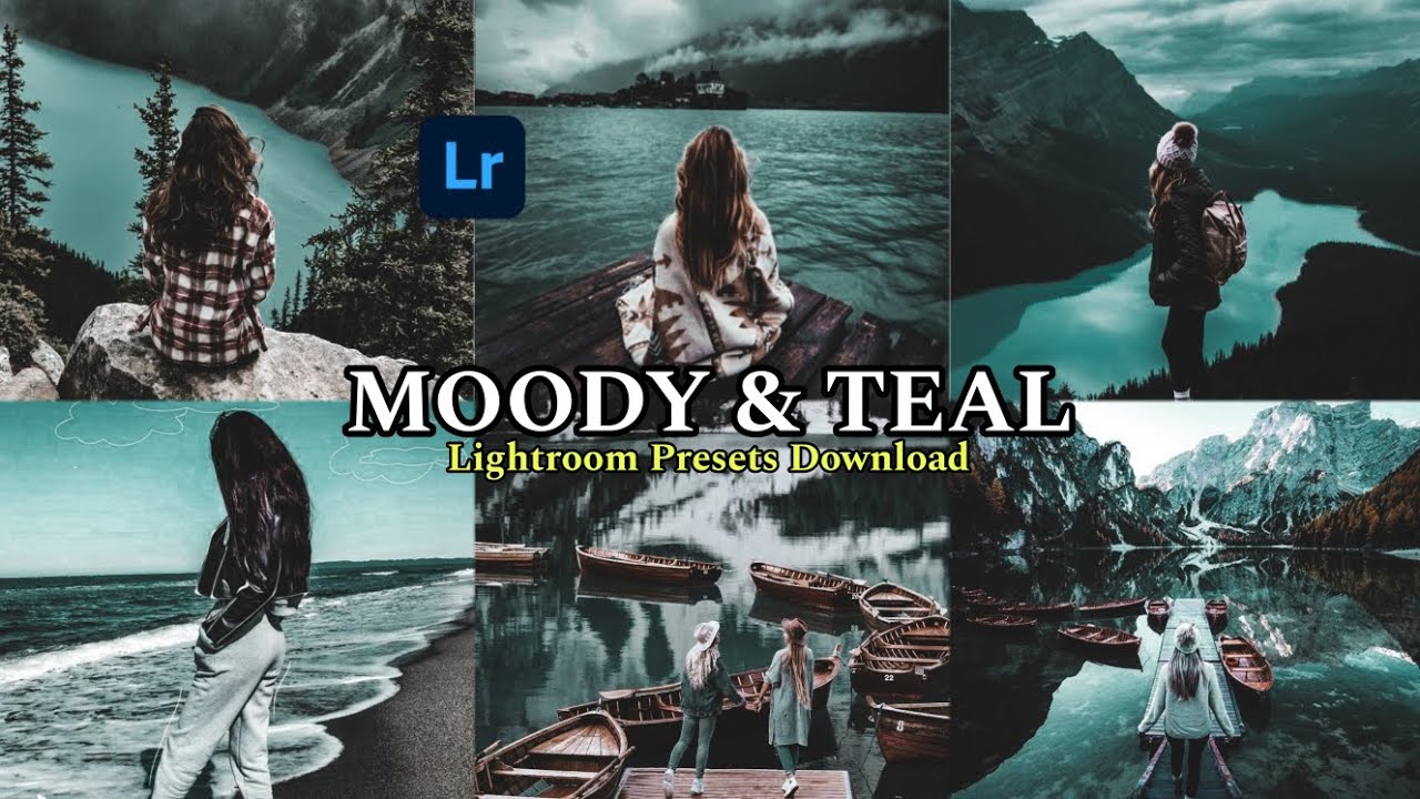 Moody Teal - Lightroom Mobile Preset | DNG Preset | Moody Teal Preset Lightroom