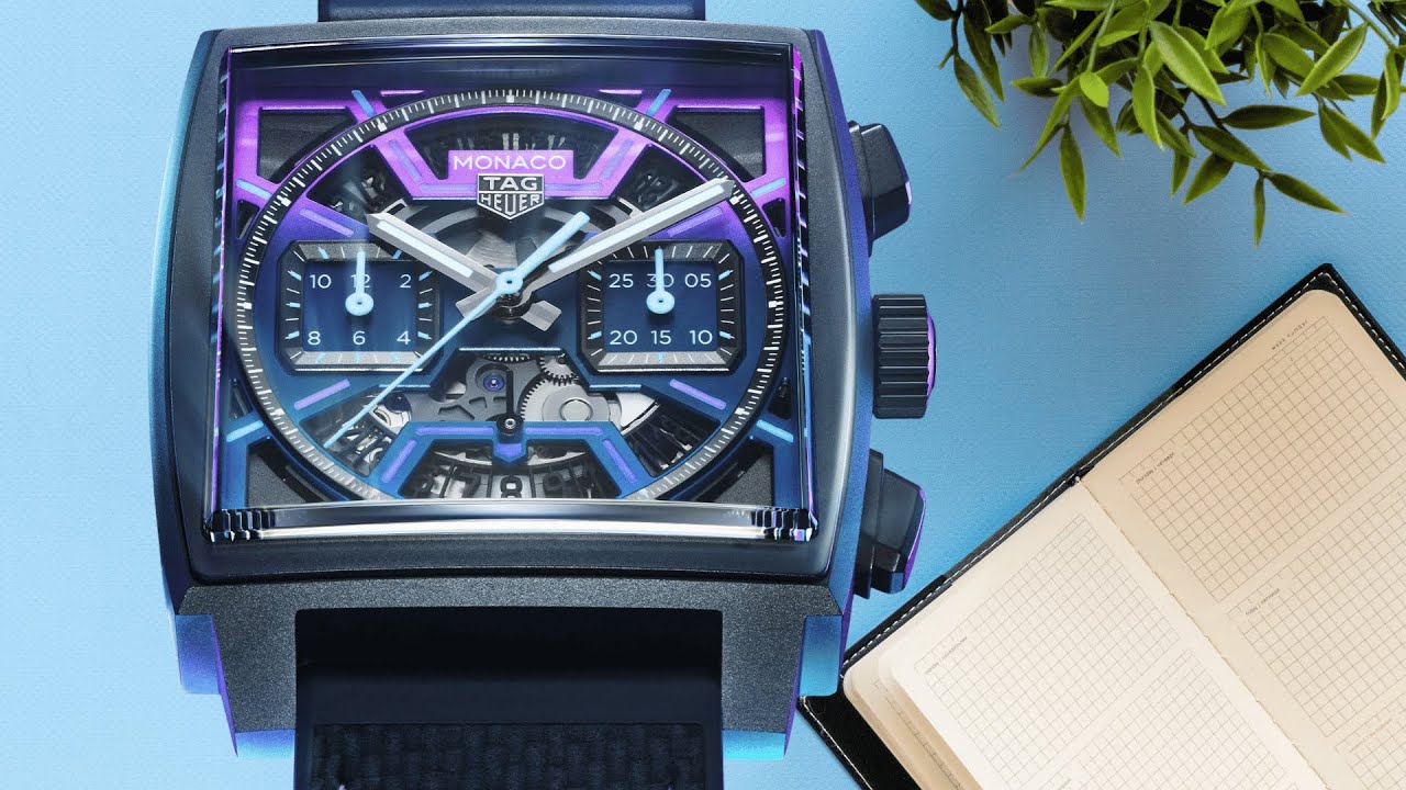 NEW TAG Heuer Monaco Skeleton Las Vegas GP Edition | Full Review & Night Racing Lume!