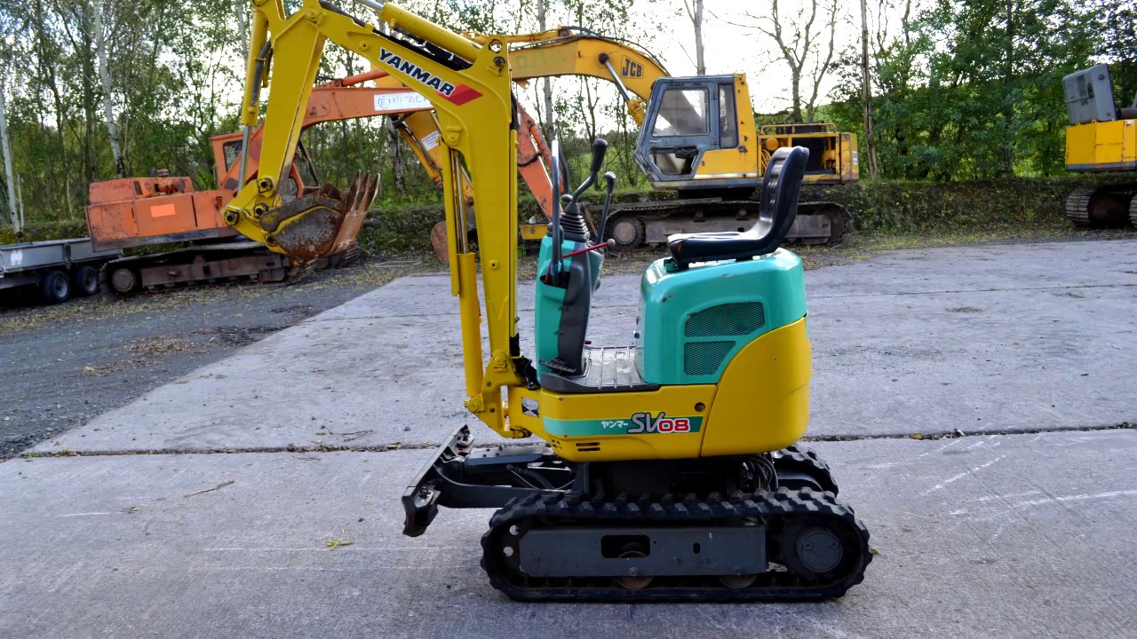 Yanmar SV08 Micro Excavator