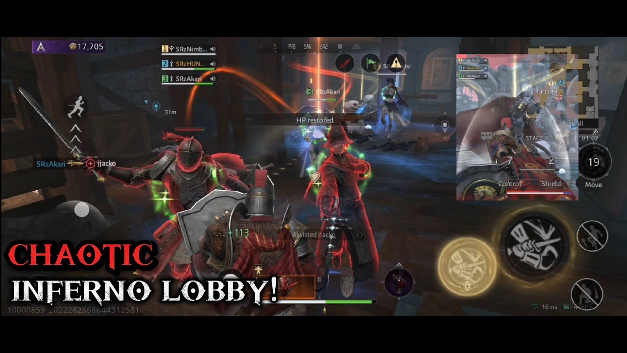 CHAOTIC INFERNO LOBBY (WARRIOR GAMEPLAY) | Gold and Glory