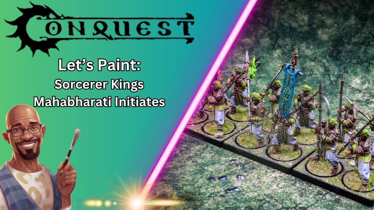 Let's Paint: Conquest Mahabharati Initiates! @Para-Bellum-Games
