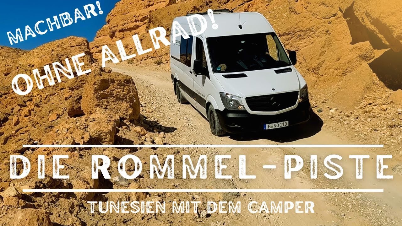 ROMMEL-PISTE TUNESIEN OHNE 4X4 – Wohnmobil-Abenteuer!