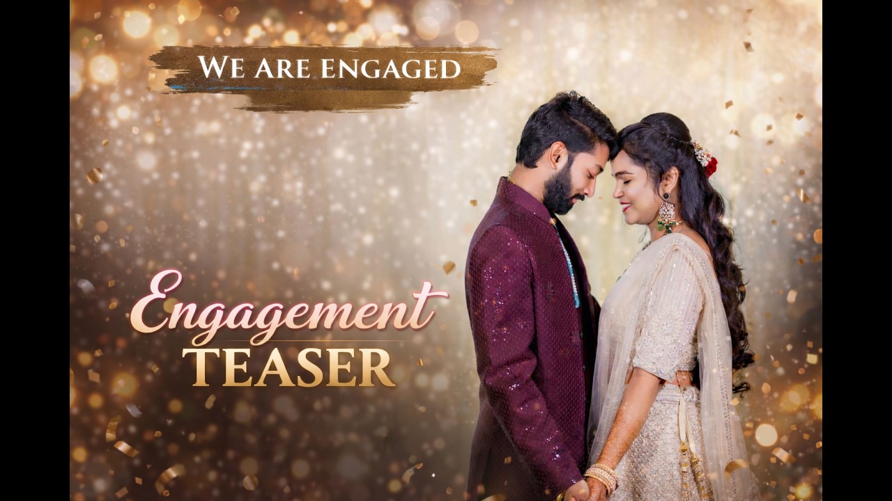 Meghana + Hemanth Engagement Teaser 4K
