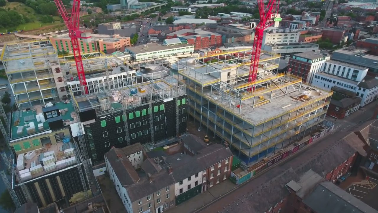 Sheffield NEW Huge Building Project City Centre