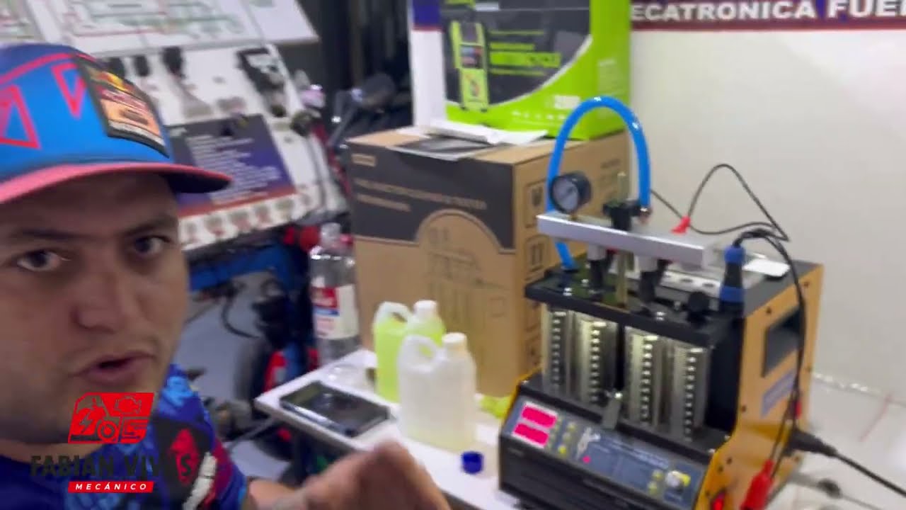 Cómo funciona un laboratorio de Inyectores,cómo armarlo cuando viene Nuevo y usar todas sus funcion