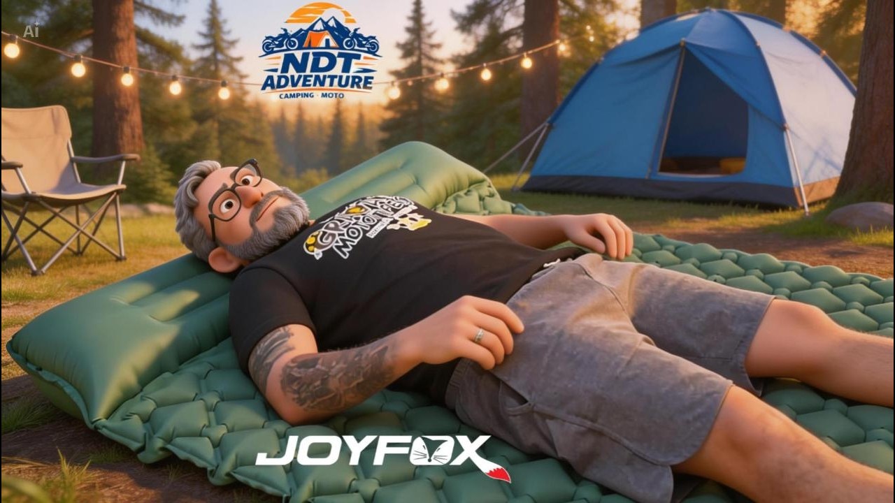 JoyFox! Colchão de Camping Casal Compacto.