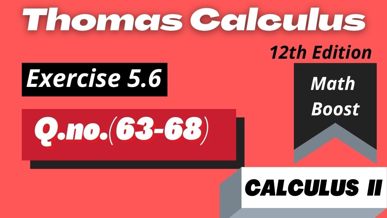 Exercise 5.6 Thomas Calculus 12th Edition || How to integrate trigonometric functions || Math videos