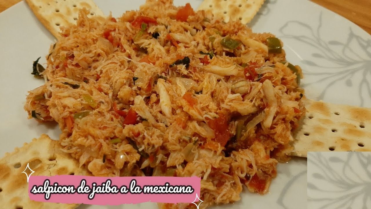 Como hacer salpicon de jaiba a la mexicana