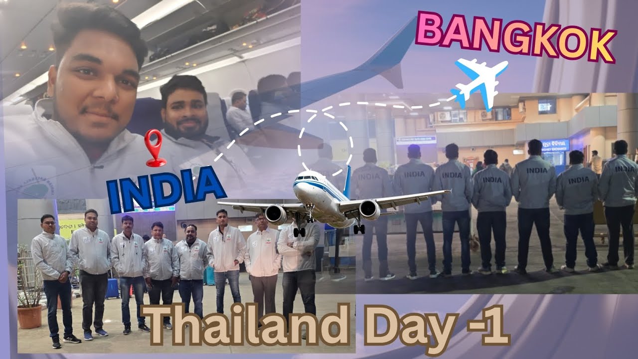 India Team Going International Gateball Tournament 🇮🇳➡️🇹🇭 | Bangkok Arrival |Thailand Day1#thailand 