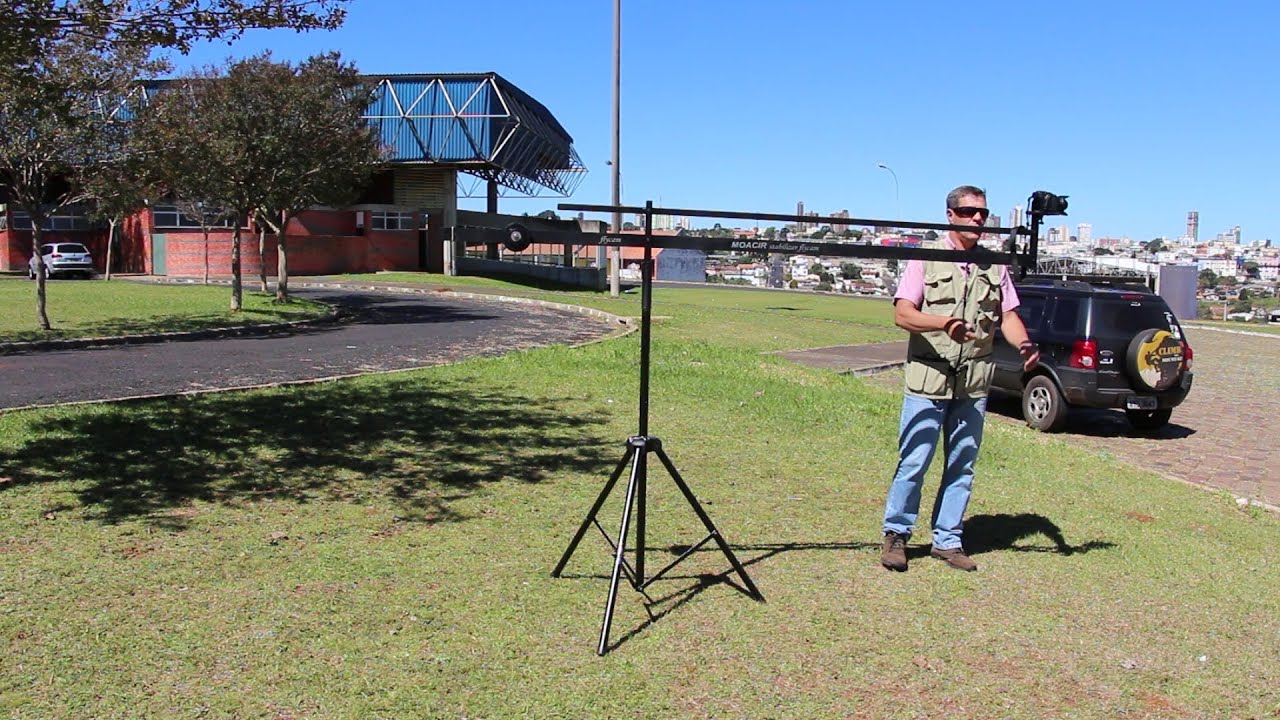 Grua para filmagem com DSLR