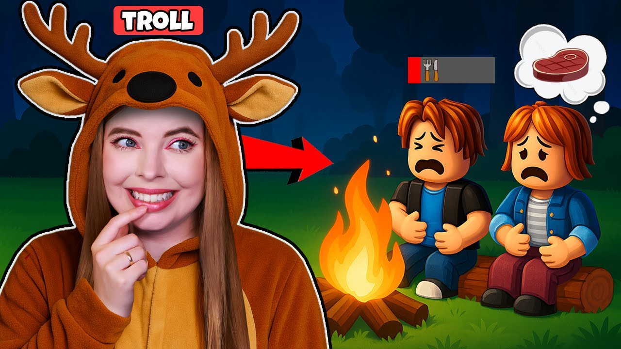 TROLLUJĘ GRACZY W 99 NOCY W LESIE W ROBLOX🌙