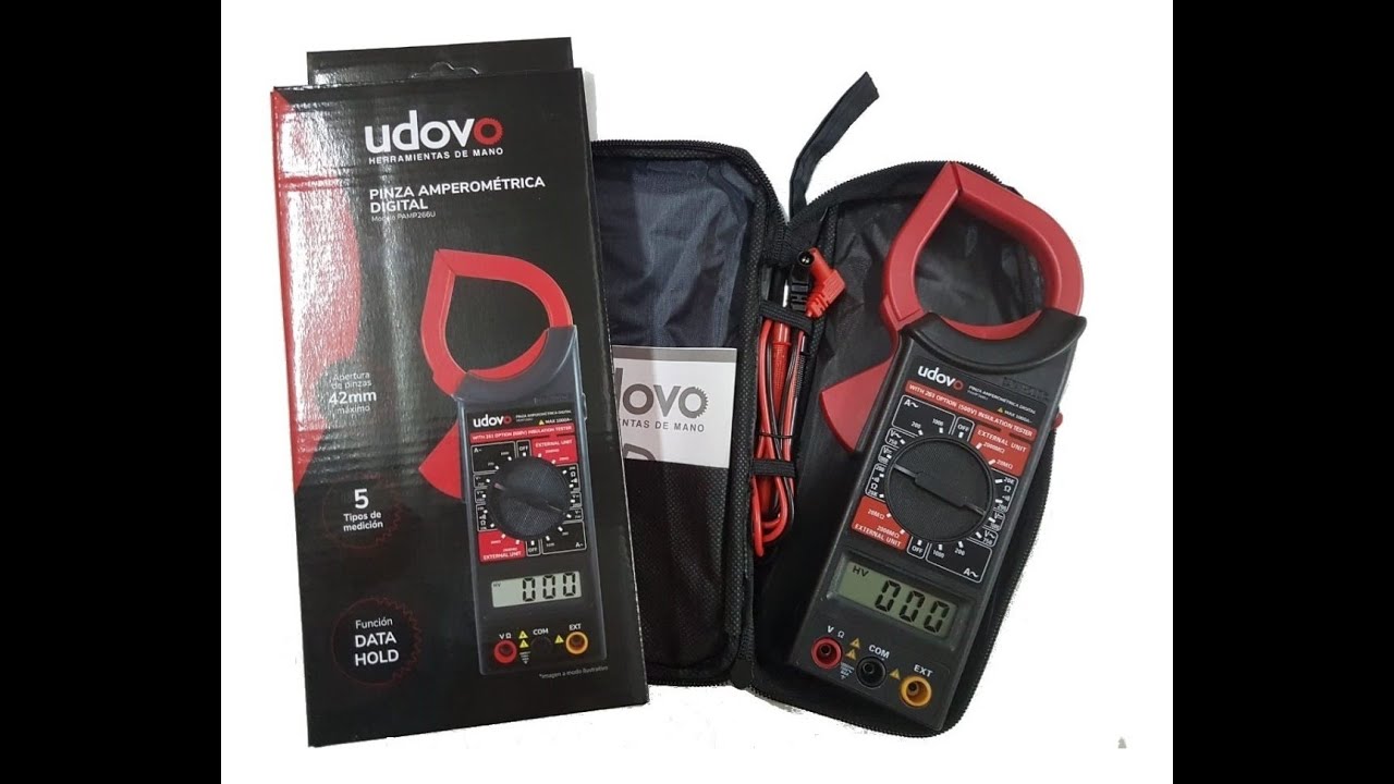 UNBOXING PINZA AMPEROMETRICA UDOVO