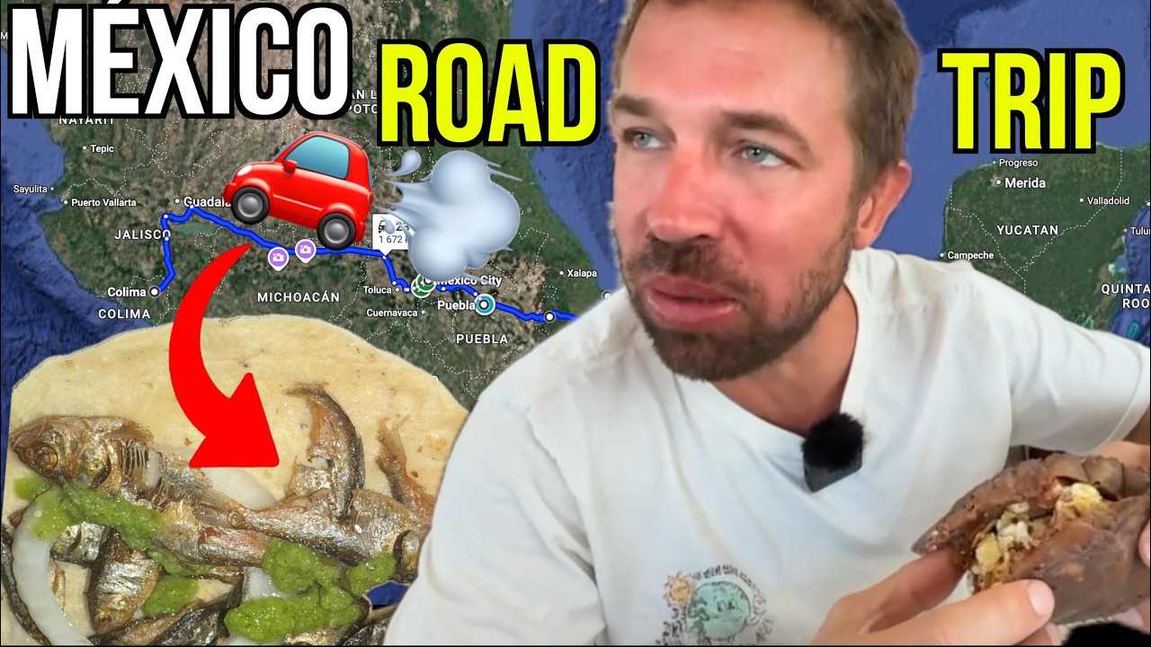 Comí Comida de Carretera Mexicana y ASÍ Me PEGÓ 🇲🇽🌮