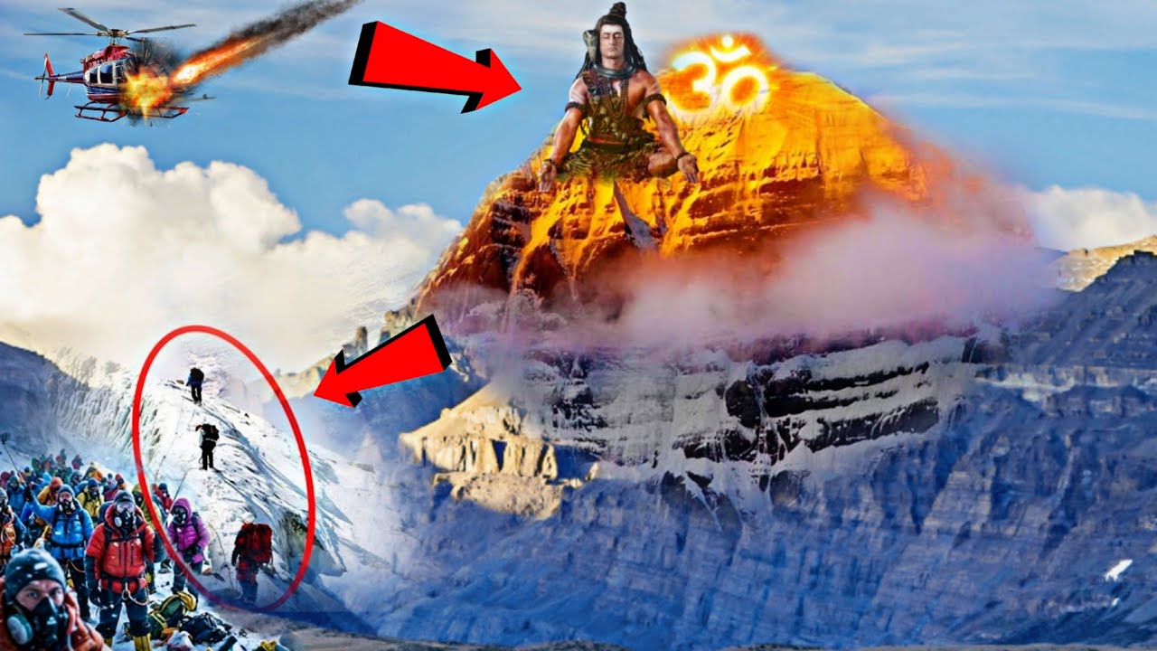 अचानक कैलाश पर्वत पर दिखा महादेव का चमत्कारिक रूप 😱 जिसे देखकर परी दुनिया के हैरान रह गयी 