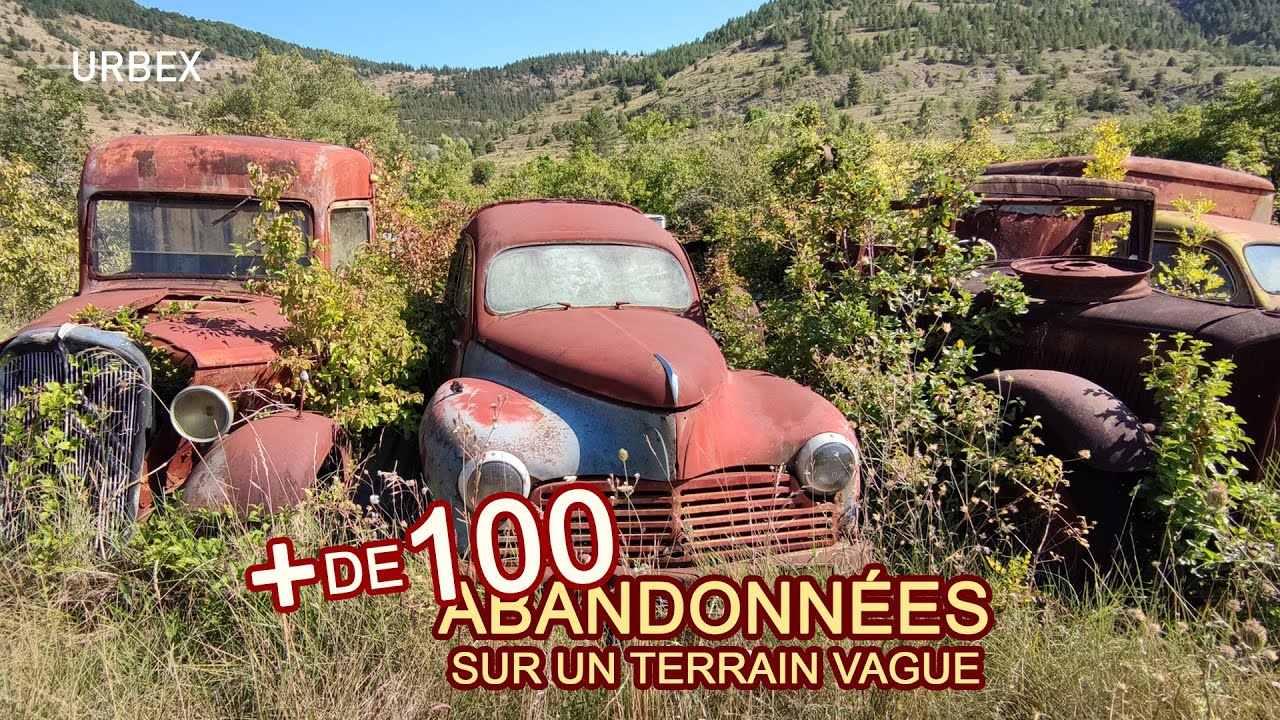 UN CIMETIÈRE de VOITURES DE COLLECTION et DE GRANDE VALEUR... ABANDONNÉES ( URBEX )