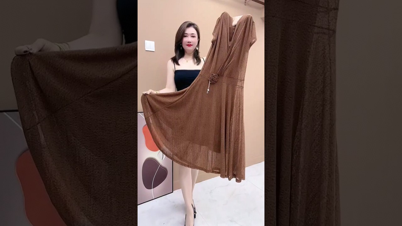 girls Korean version night dress #trendingfashion #fashiontrands