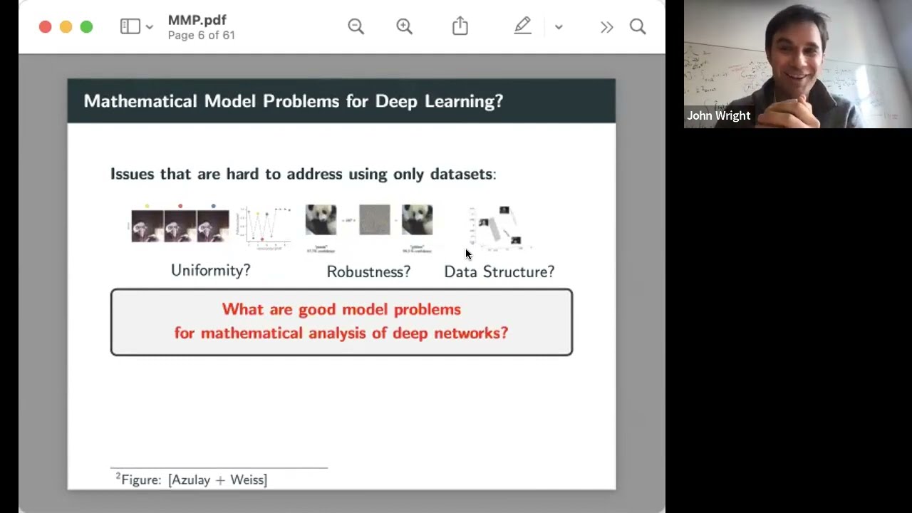 John Wright - Deep Networks and the Multiple Manifold Problem