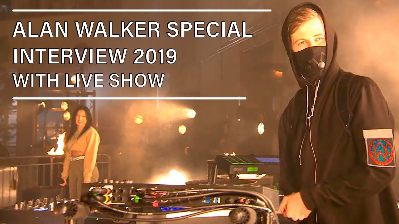 Alan Walker Special Interview 2019 with live show 🎹🎸♬♬