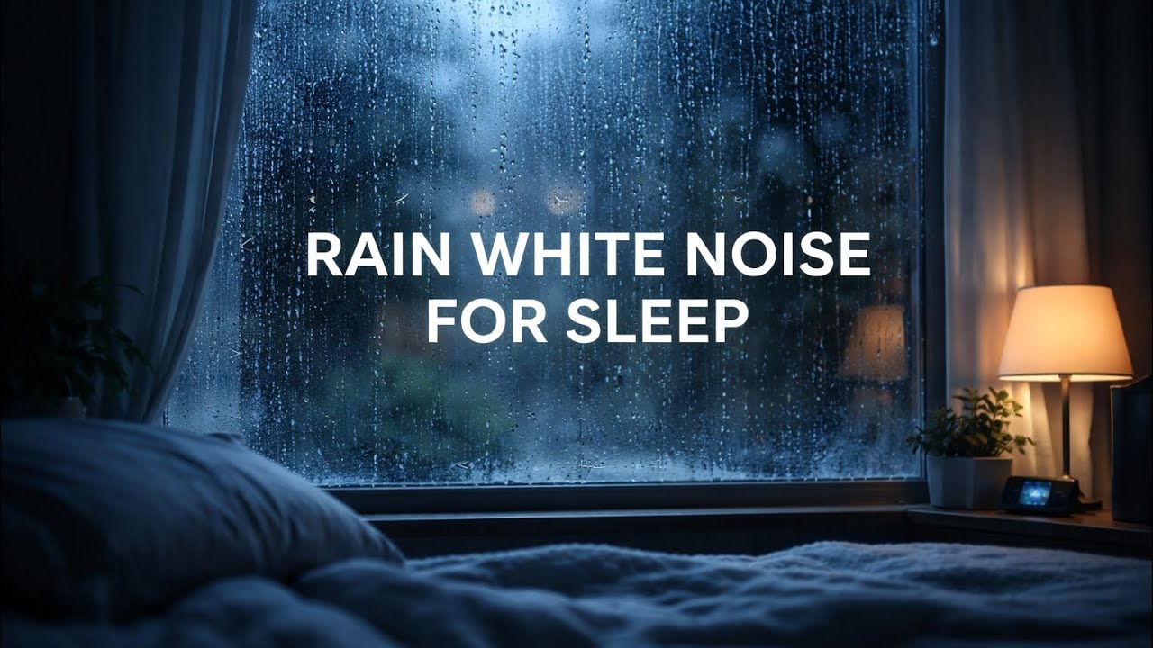 Rain White Noise for Sleep | Black screen |  🌧️ Deep Relaxation, Stress Relief & Insomnia Aid