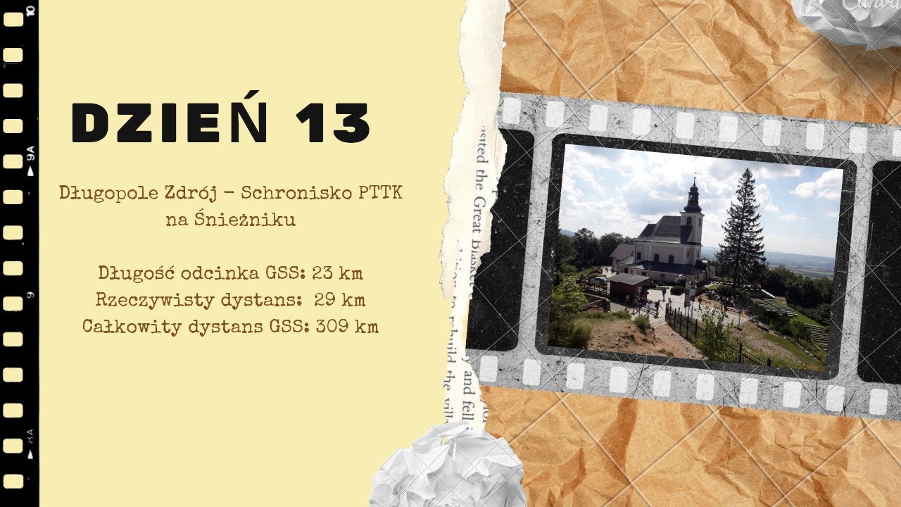 Gł&oacute;wny Szlak Sudecki Dzień 13 Długopole Zdr&oacute;j Schronisko PTTK na Śnieżniku