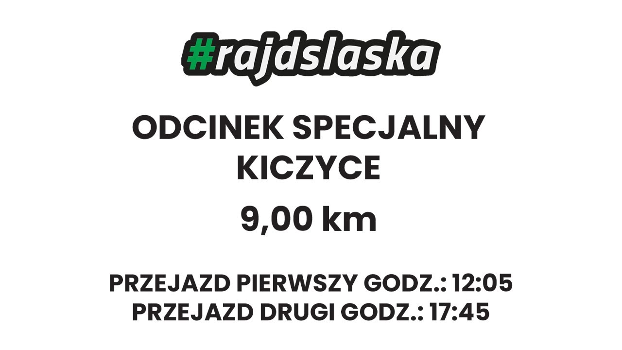 Rajd Śląska 2022 - OS 2/5 - Kiczyce - Oficjalny Onboard
