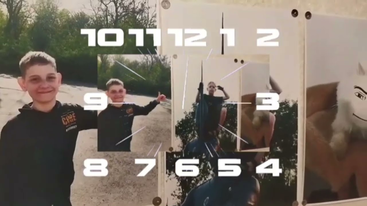 Заставки Часы с эффектами №5. Screensavers Clock with effects №5.