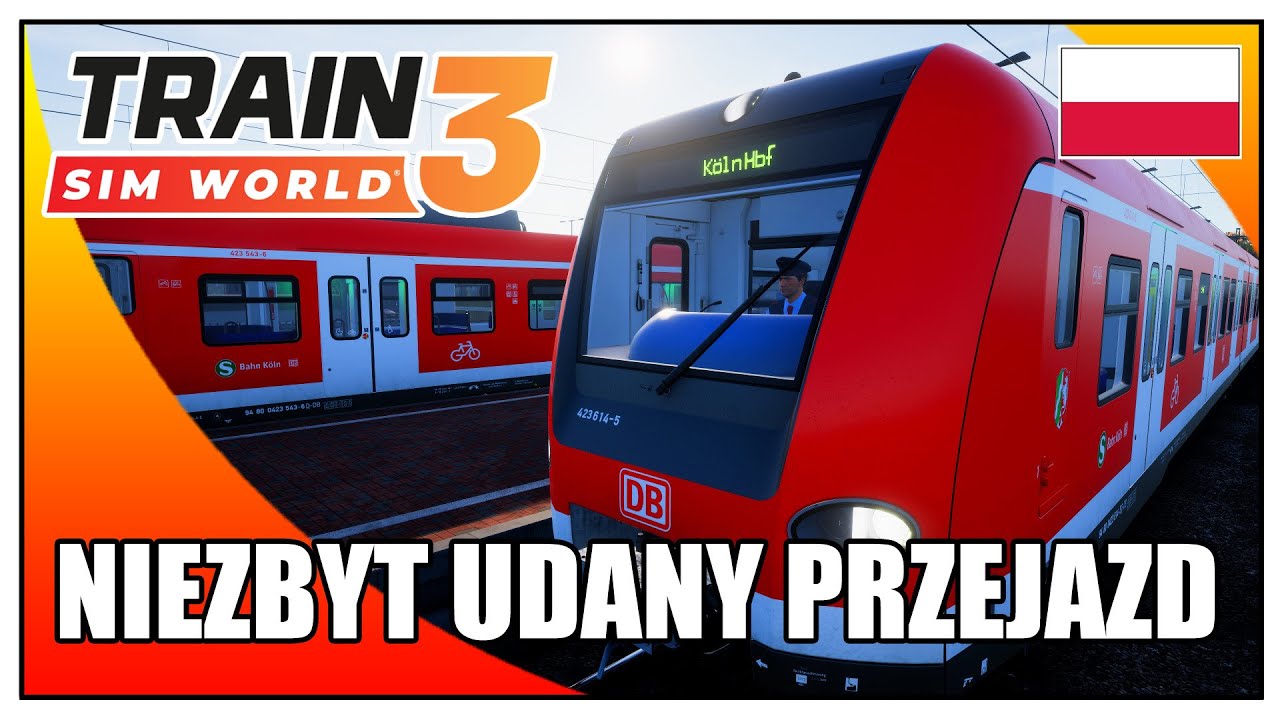 Niezbyt udany przejazd | lokomotywa BR 423 | Train Sim World 3 po polsku
