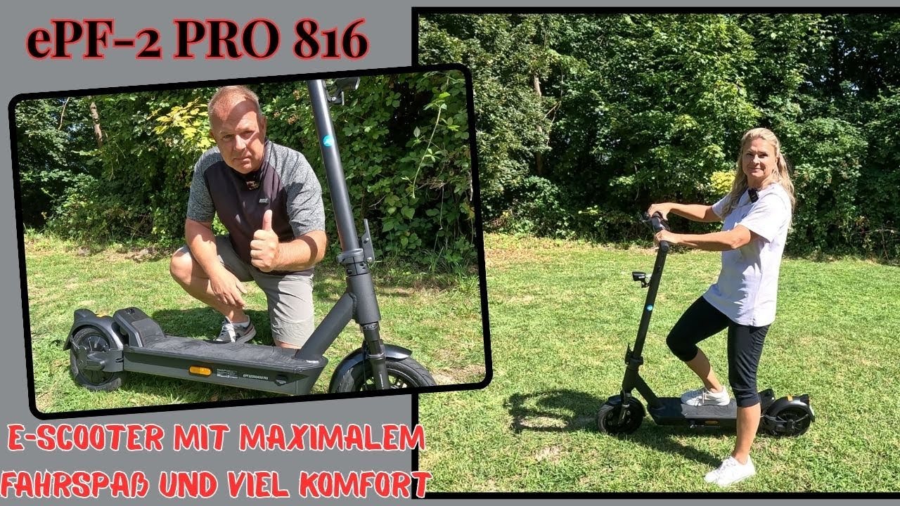 ePowerFun * ePF-2 PRO 816 * Was kann er neue Scooter? #escooter #praxistest #scootertest