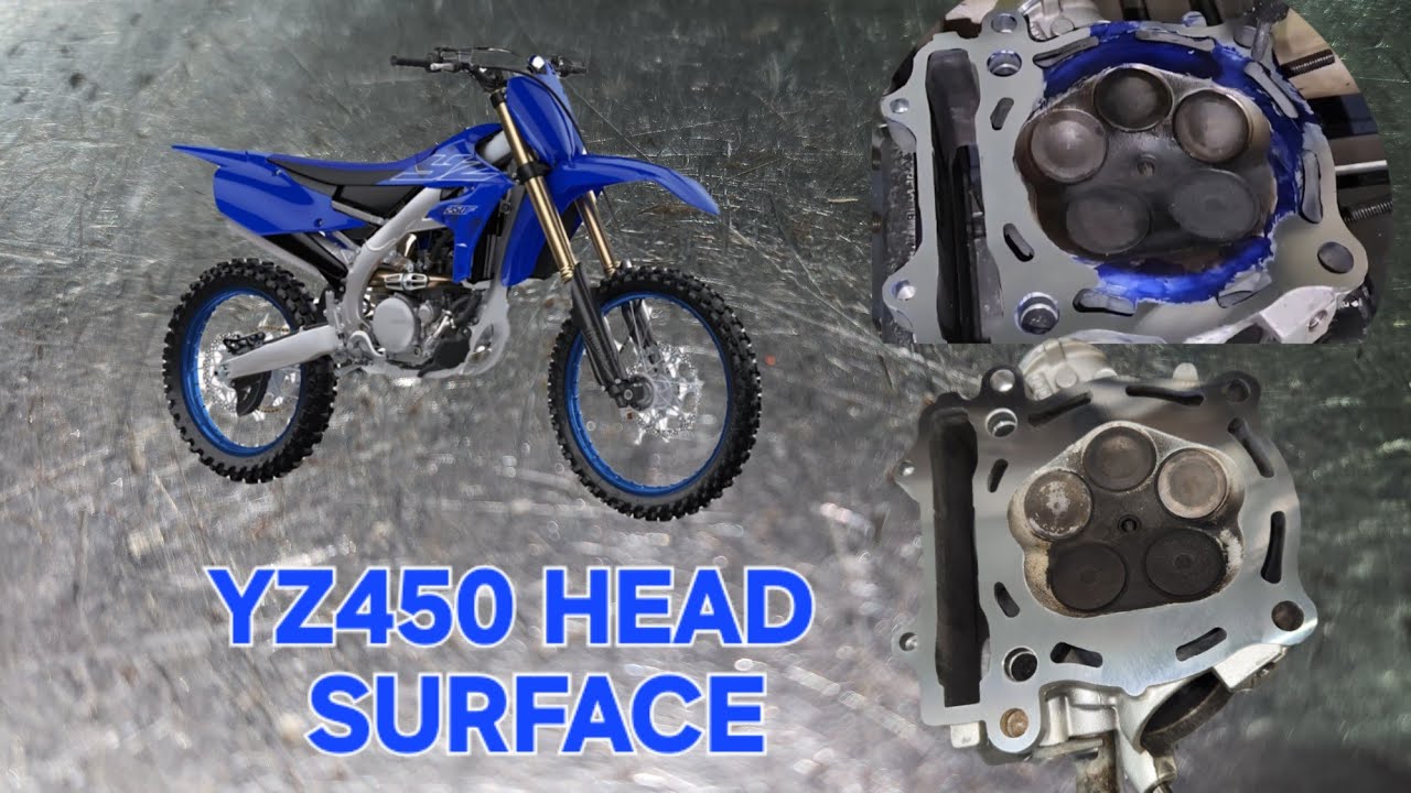 Головка блока цилиндров YZ450 деформирована на 0,0085 дюйма.