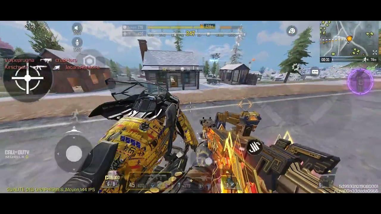 CoDm BR 1v4 fps / 36 kills