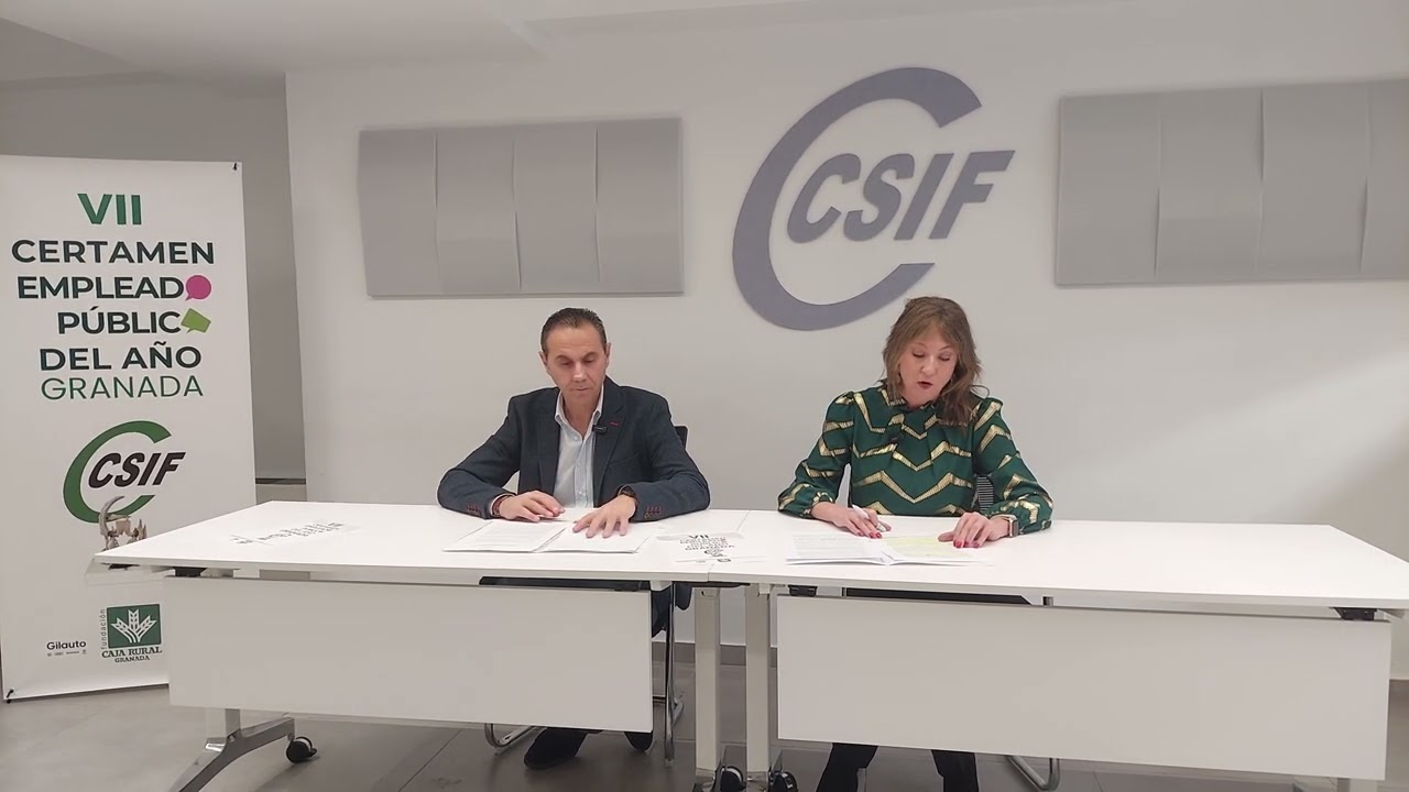 CSIF Granada anuncia los premios a los mejores empleados públicos del año para reconocer su vocación