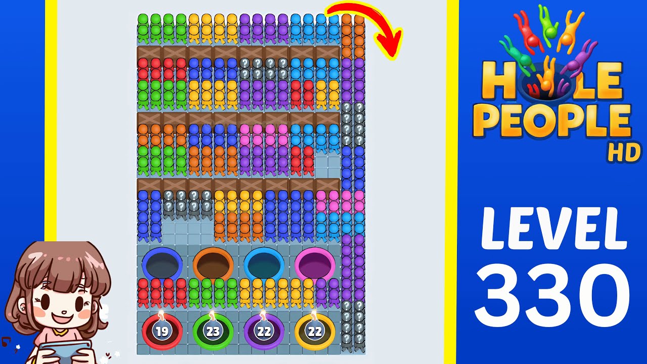 Hole People Level 330 Solution Walkthrough