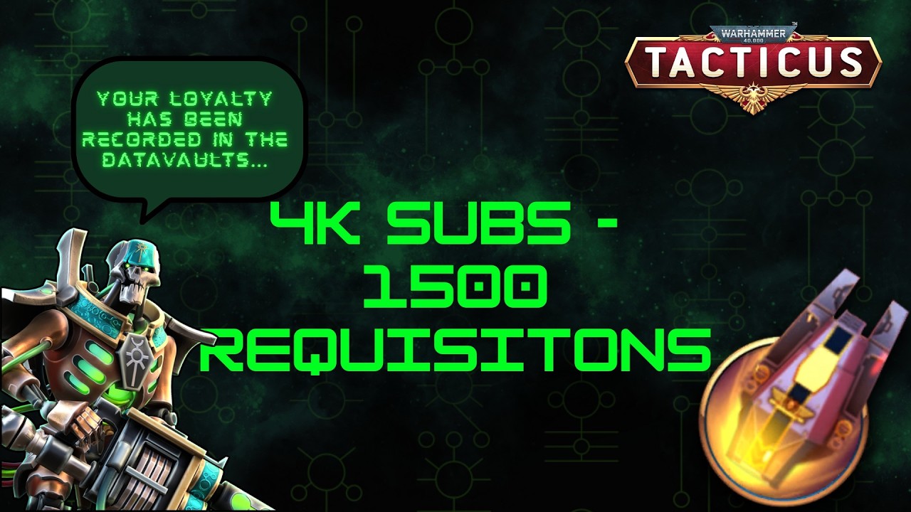 1500 Requisition Pulls! 4k subscribers celebration and 60 Laviscus shard competition.