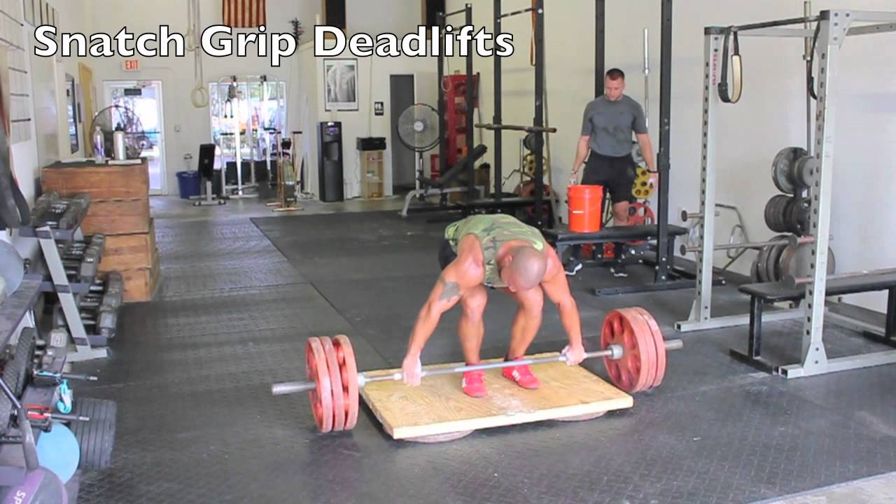 Snatch-Grip Deadlifts & Box Jumps | Overtime Athletes