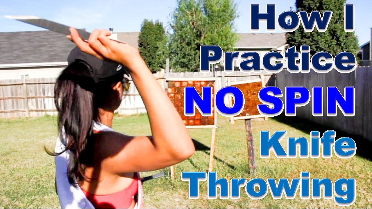 How I Practice No Spin Knife Throwing
