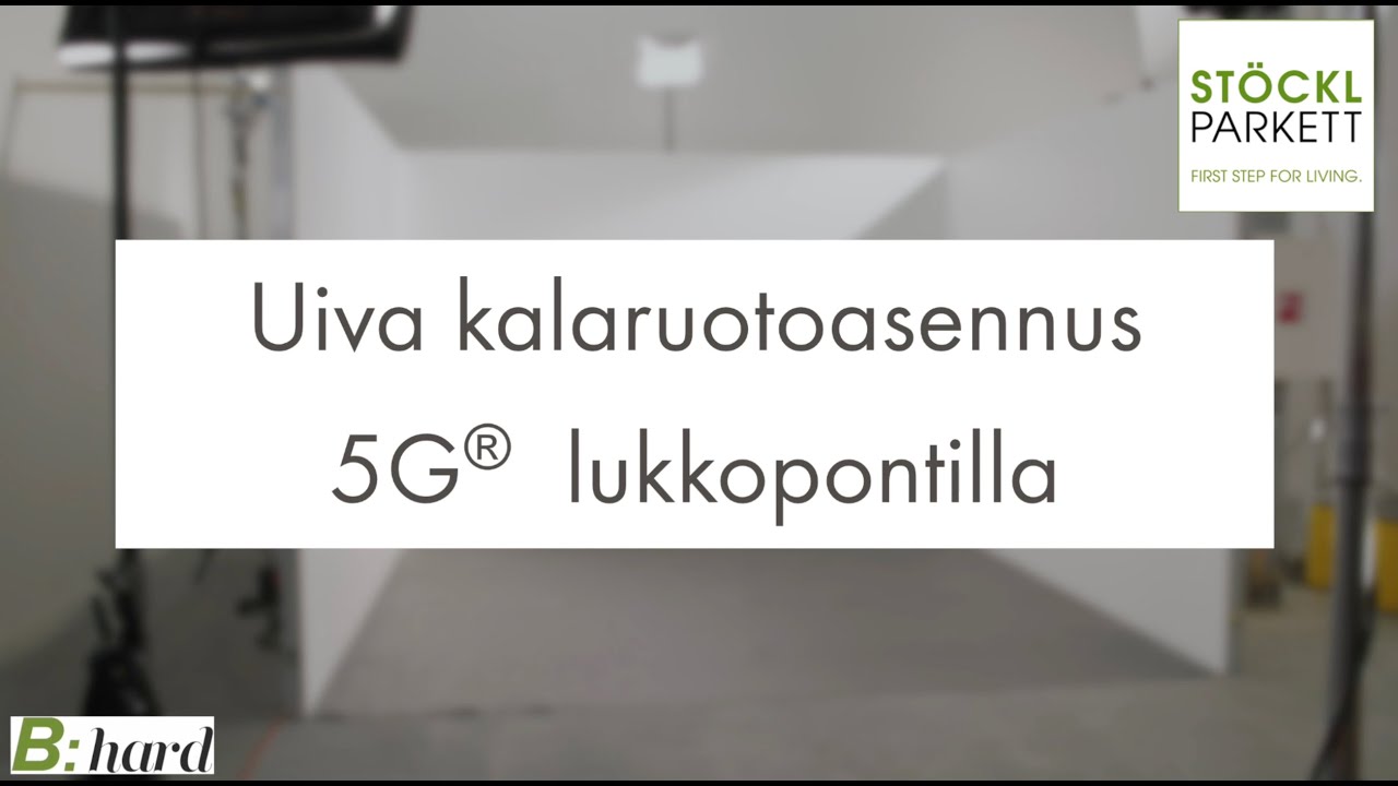 B:hard Modern - Kalanruotolattian asentaminen