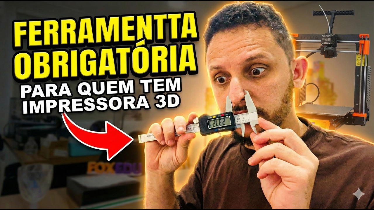 Paquímetro Digital - Ferramenta Obrigatória de Modelagem Para Quem tem Impressora 3D