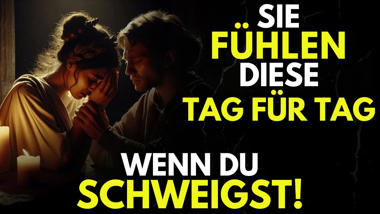 Was sie Tag für Tag Fühlen, Wenn Du Schweigst! - Stoizismus