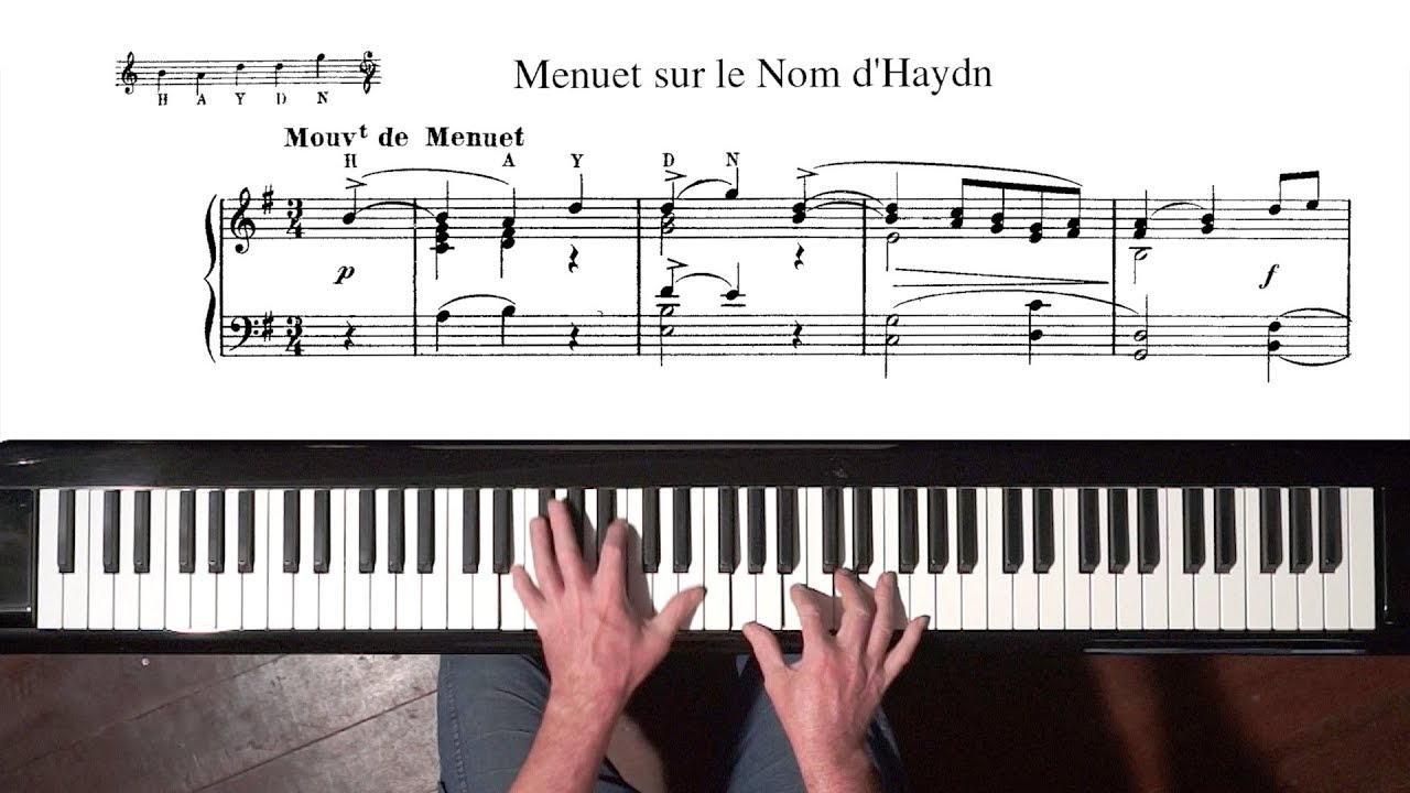 Ravel “Menuet sur le nom d’Haydn” P. Barton FEURICH piano