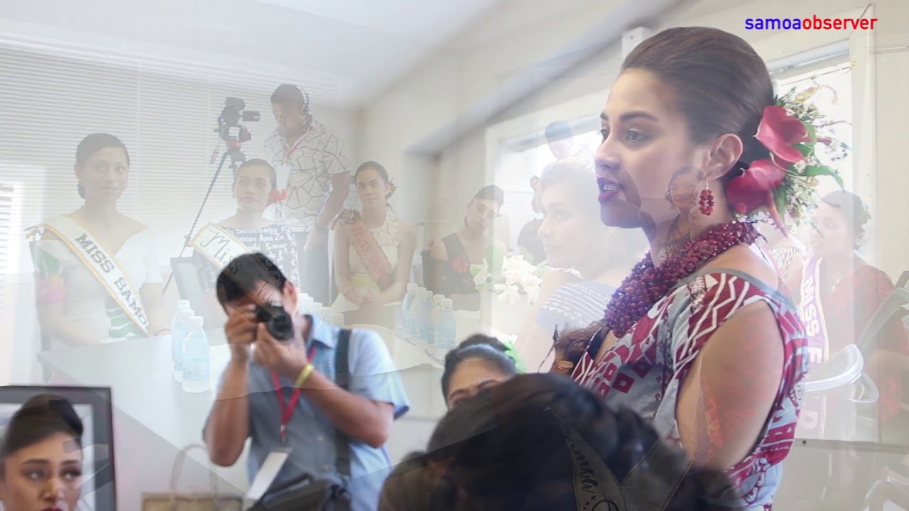 Miss Samoa contestants visit Ford, Samoa Observer