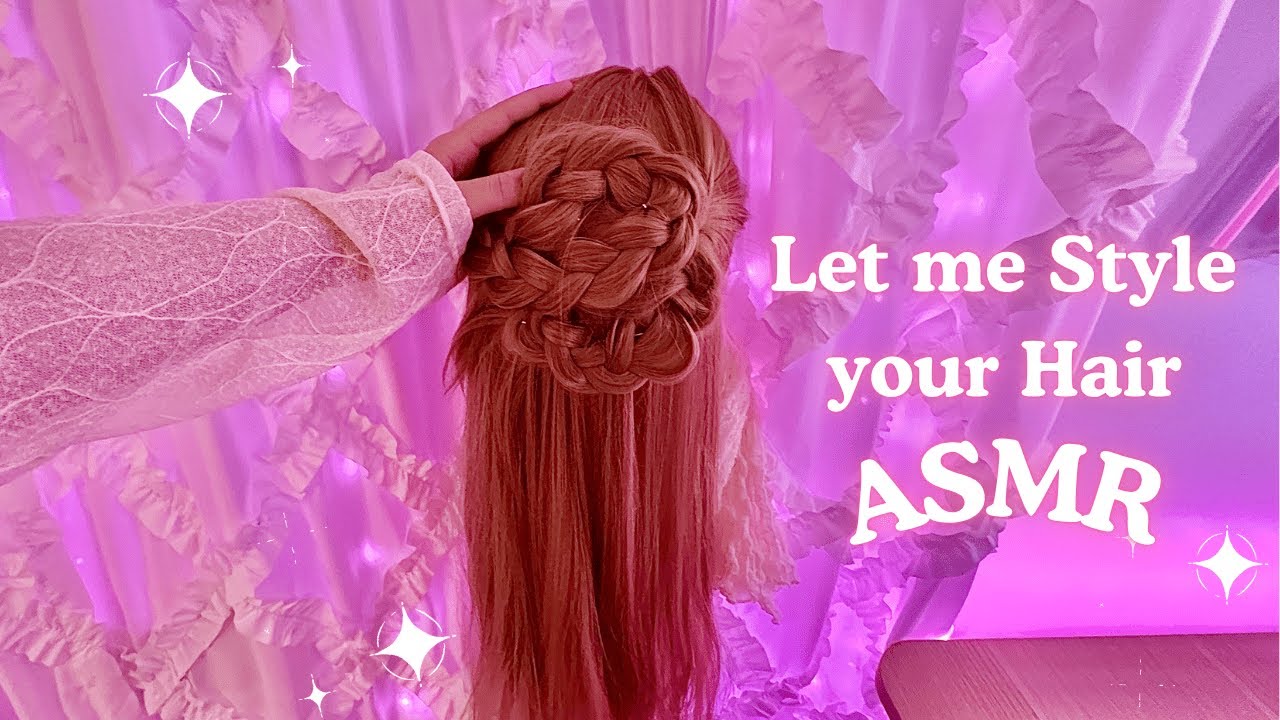 Let me give you a cute Hairstyle 💇‍♀️ ASMR No Talking Hairplay video