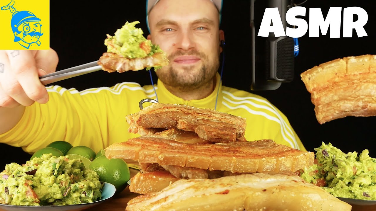 ACMP Я ем жареную свинину (чичарроны) 😋🐷 - GFASMR