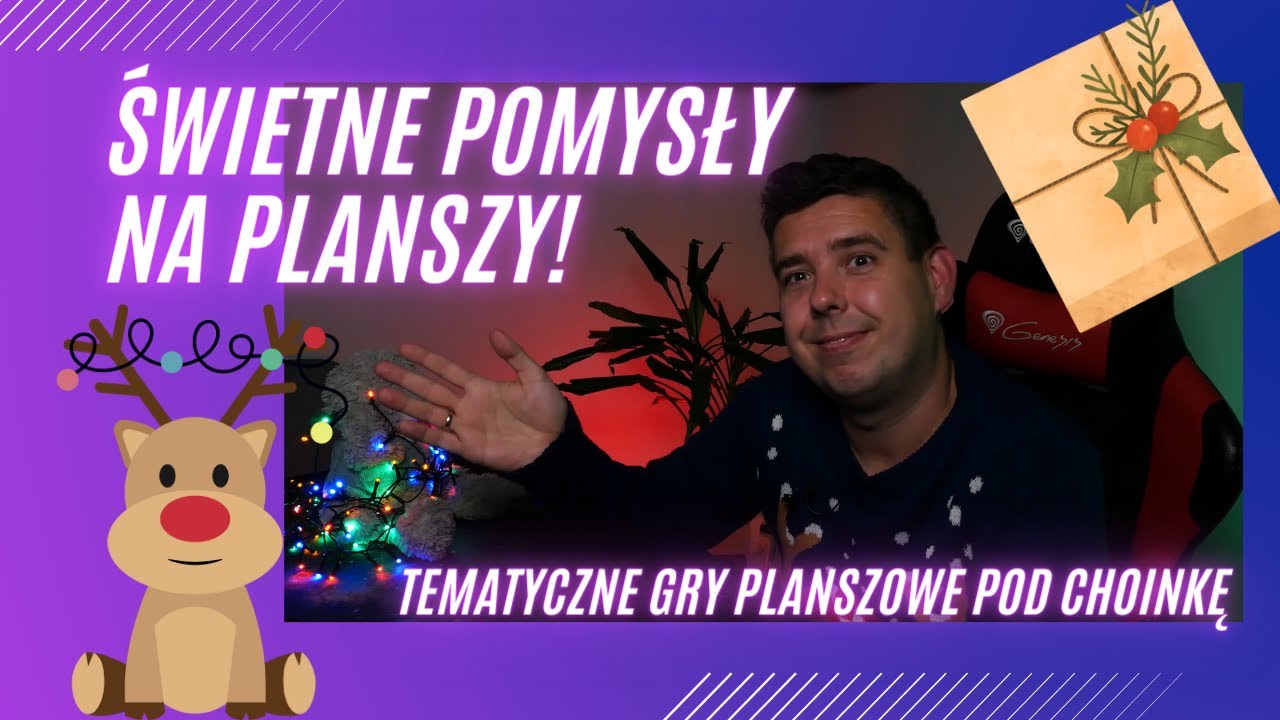 Tematyczne gry planszowe pod choinkę! Prezenty 2024 cz. 2