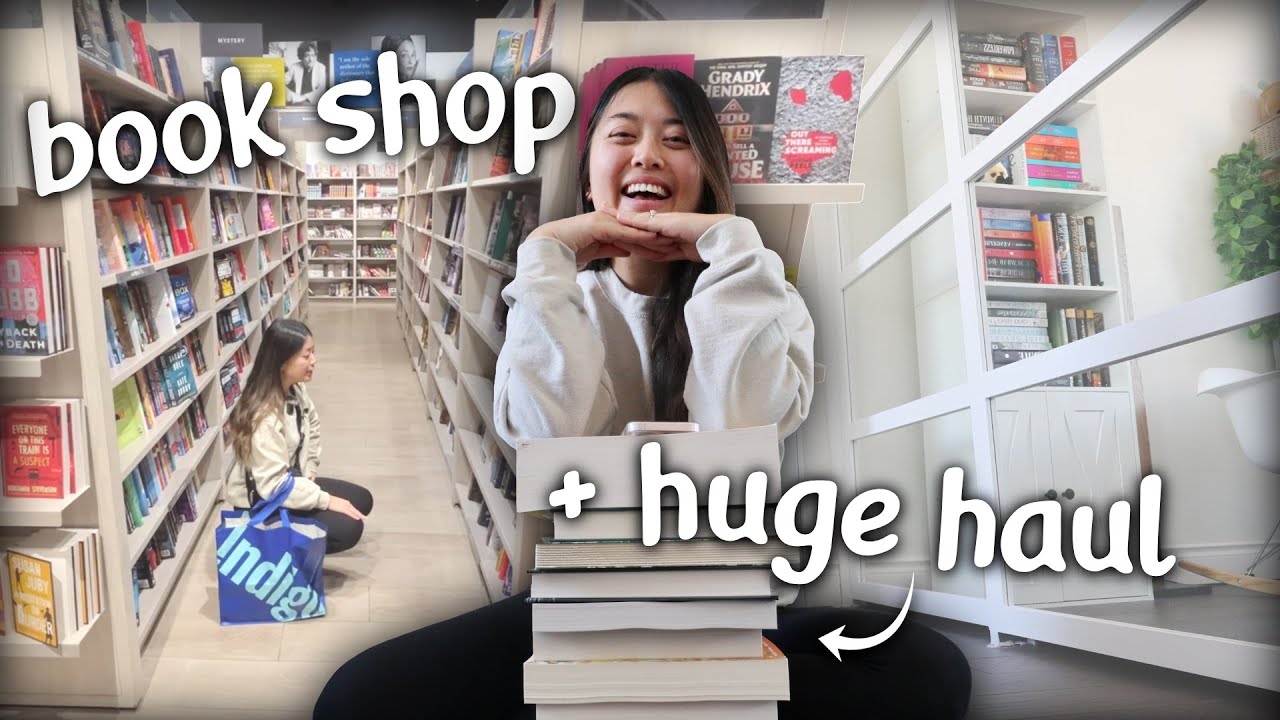book shop with me for my bday! | BOOK SHOP VLOG + HUGE HAUL 📚