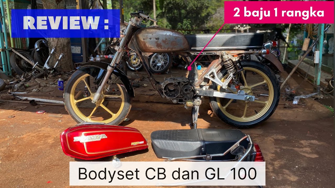 Review satu rangka dua Body CB dan GL 100