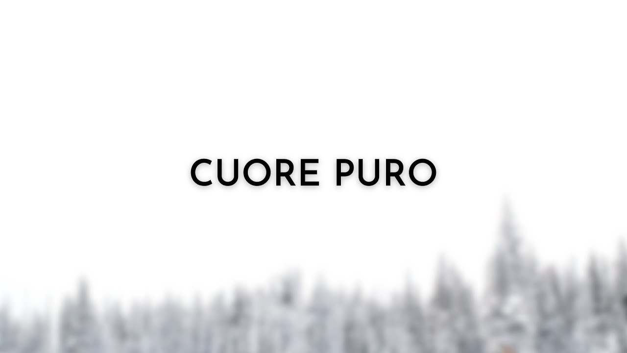 Cuore puro - Davide di Lecce (Testo)