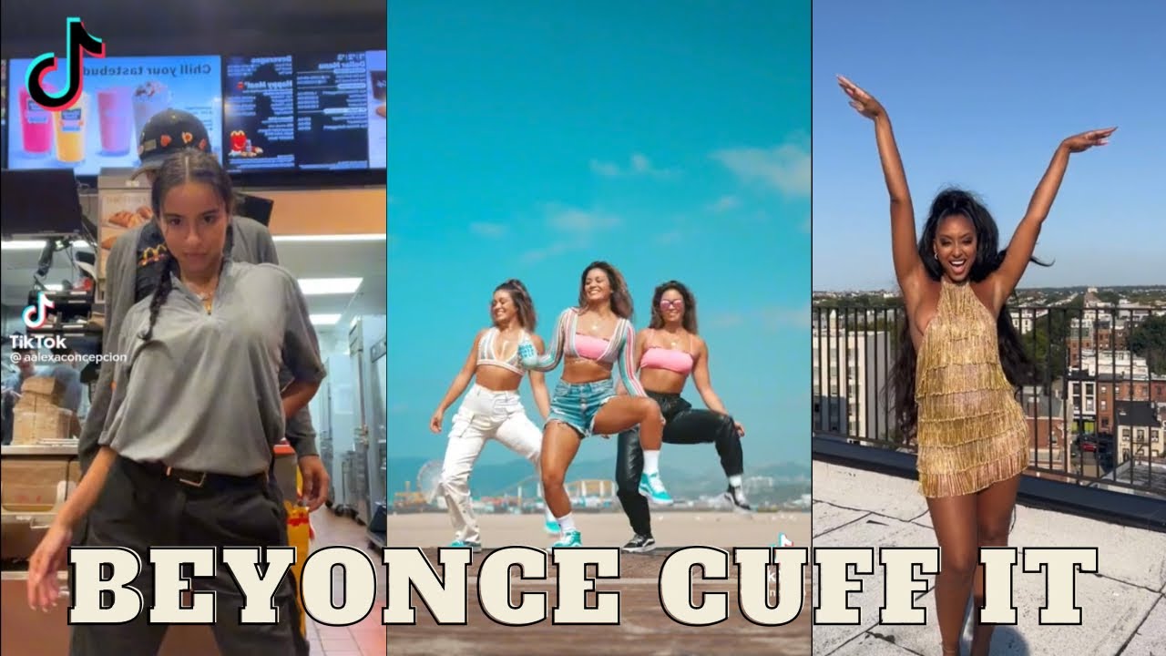 BEYONCE CUFF IT TIKTOK DANCE CHALLENGE #CUFFIT #beyonce