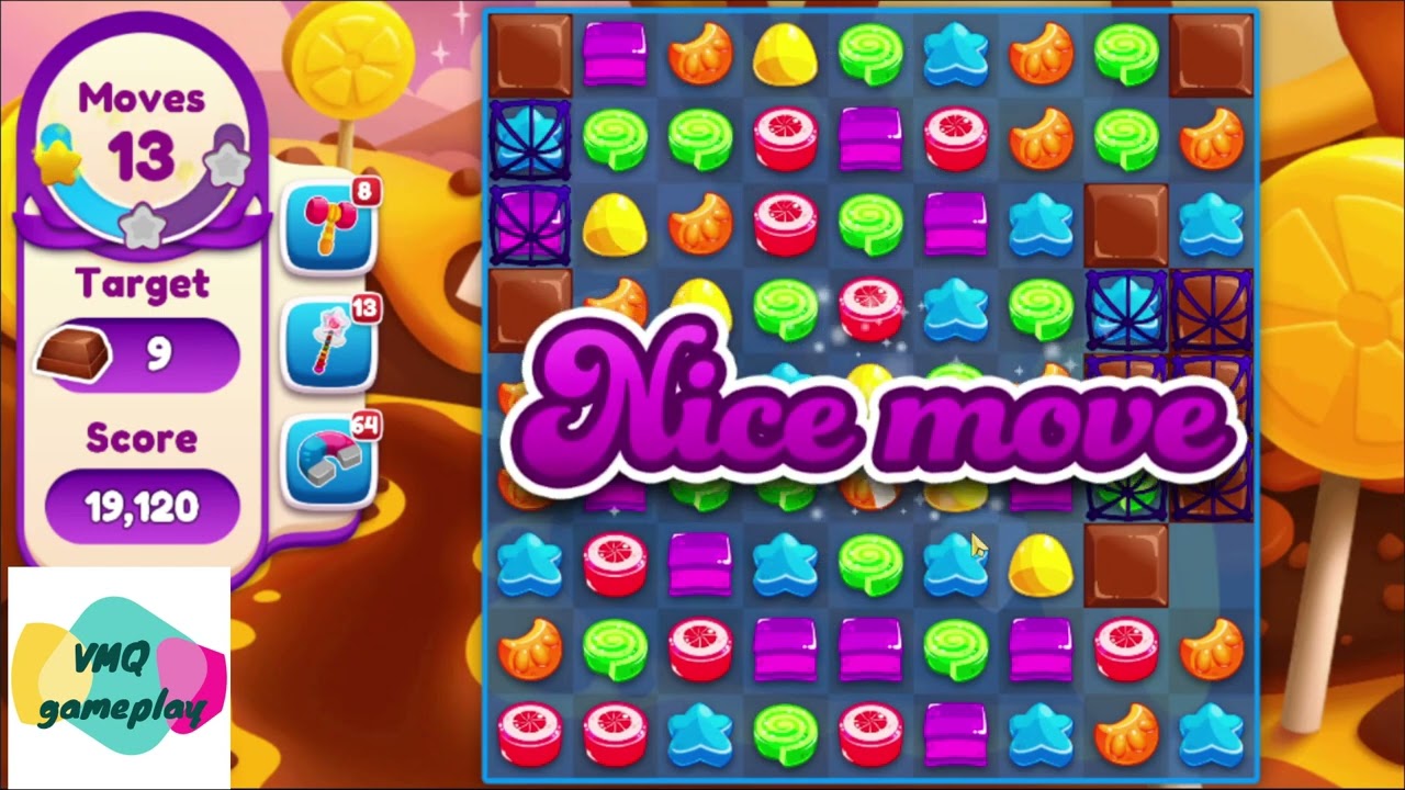 Jelly Juice level 1822 No Power Up - VMQ Gameplay