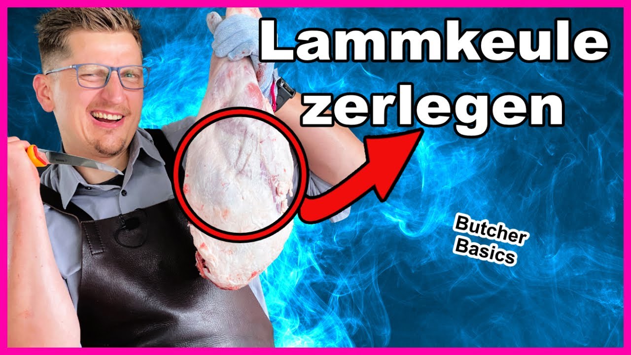 😱METZGER offenbart GEHEIMNIS | Lammkeule zerlegen | Butcher Basics