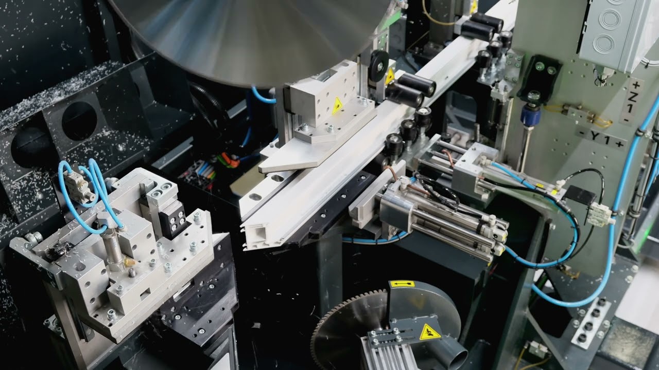SVMC 120 Profile Machining and V Type Cutting Center - Schtec Machine